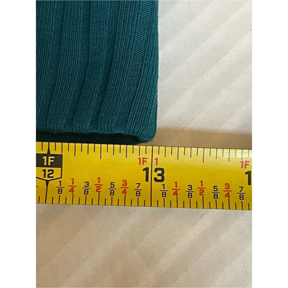 NIKE Turquoise Ribbed Flare Athletic Yoga Pants NWOT Size S